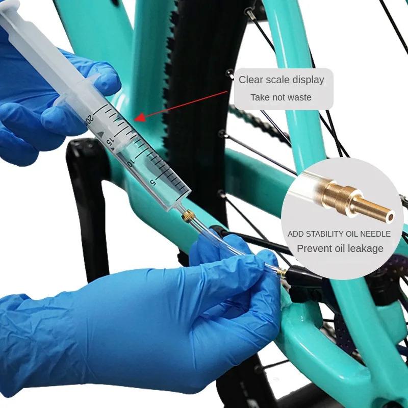 60ml Mineral Oil Bicycle Brake System Bleed Kit Tools MTB Brake Fluid Change Hydraulic Kits for SHIMANO TEKTRO Avid Series