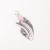 Pink Cat's Eye Gemstone 925 Sterling Silver Jewelry Handmade Stylish Pendant PP-36-45