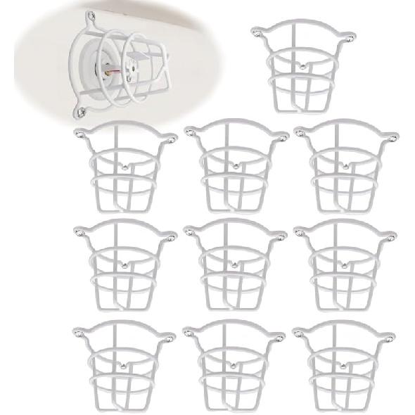 Happy Tree (5 Pack) White Fire Sprinkler Head Guard Cage Cover for Both 1/2" & 3/4" Fire Head for Protecting Flush Mount & Side Wall & Pendent Head