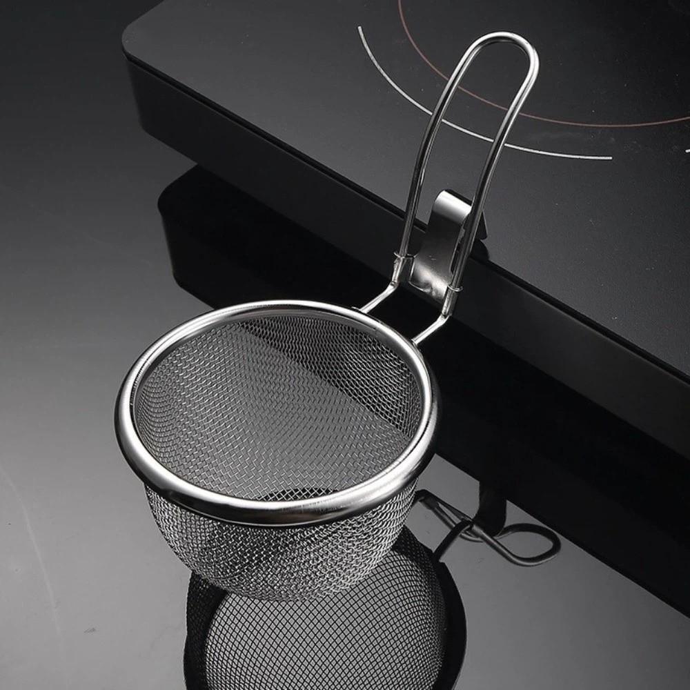 Multi-Purpose Mesh Strainer Spoon Stainless Steel Noodles Scoop  Noodle Preparation