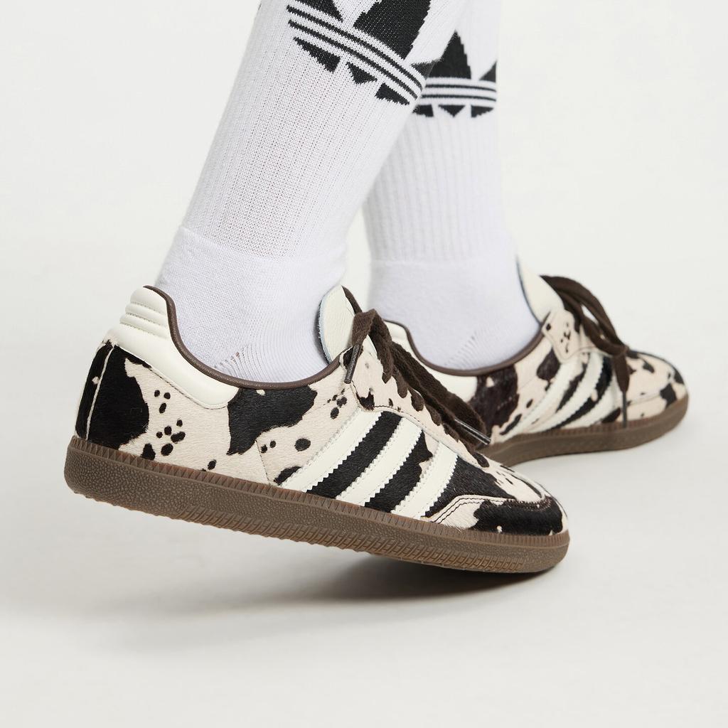 adidas Samba OG Cow Print Dark Brown White (Women's)