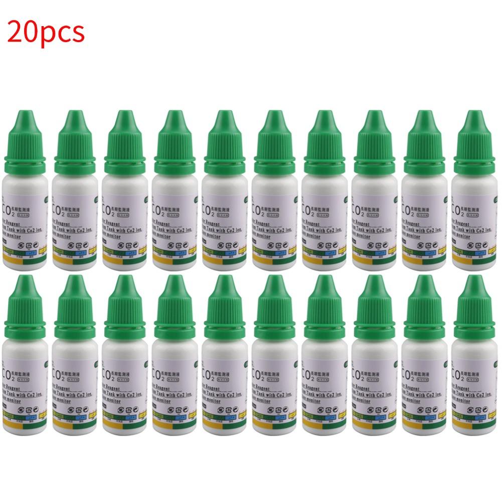 15ml Aquarium CO2 Solution Monitor CO2 System Concentration Fish Tank Glass Liquid Tester Fluid Glass Carbon Dioxide Checker