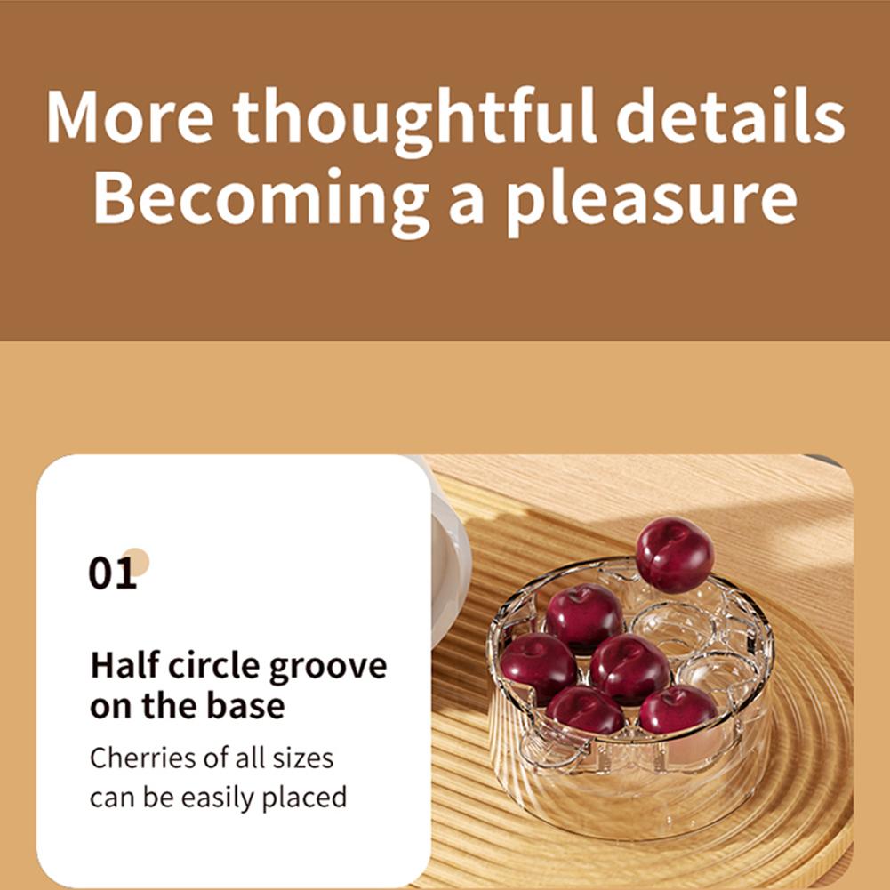 7 Hole Cherry Pitter Tool Pit Remover Olive Corer Remove Pit Tool Fruit Vegetable Tools for Making Jam Cherry Dishes