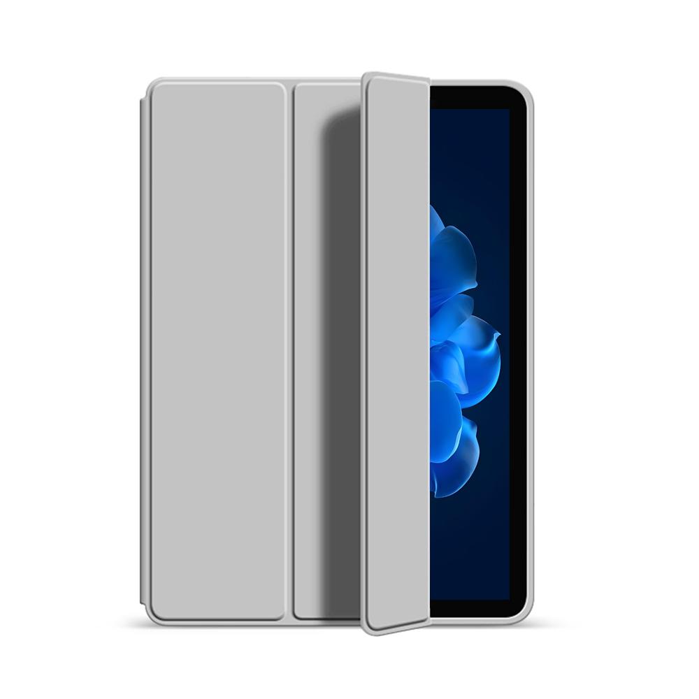 Voor iPad Pro 11 1e 2e 3e 4e Generatie Zachte Siliconen Hoes, Voor iPad Pro 11 Magnetische Flip Smart Cover grijs