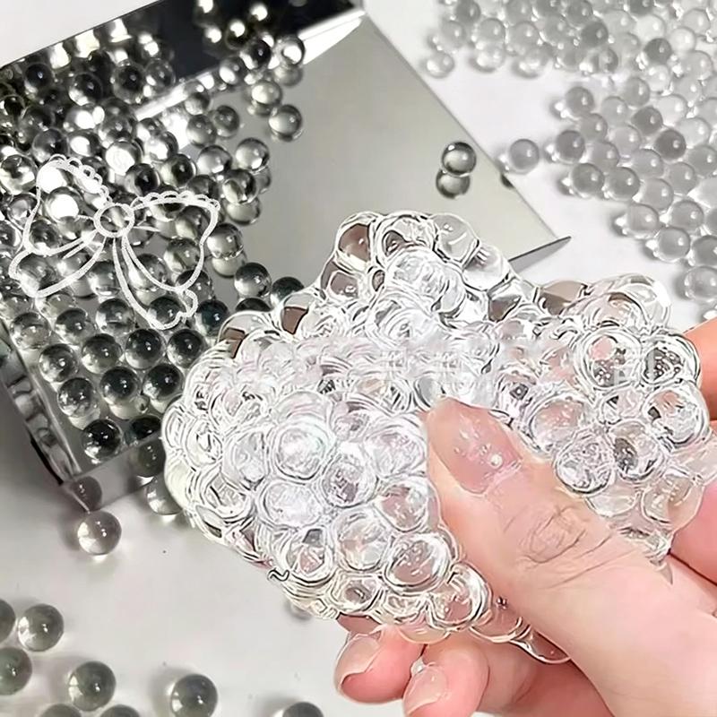 Balls Ice Beads Stress Relief Toy Soft Mochi Fidget Toy Slow Rebound Squeeze Ball For Adults Anxiety Relaxation