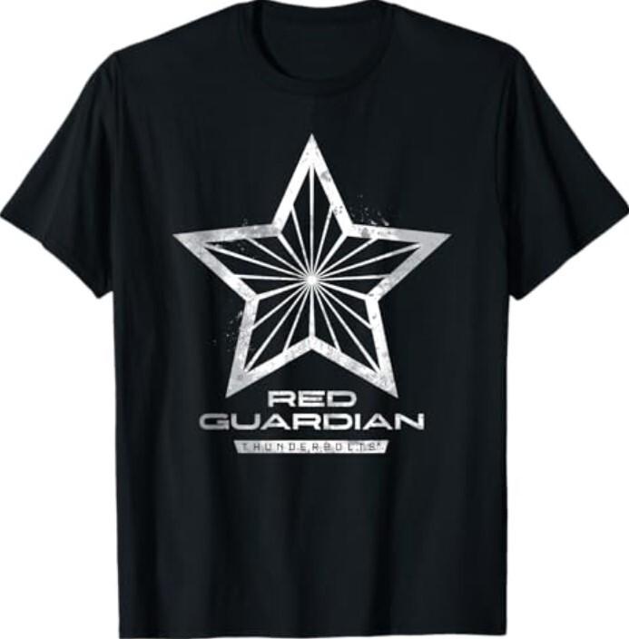 New M.a.r.v.e.l Thunderbolts Alexei Shostakov Red Guardian Logo T-Shirt M