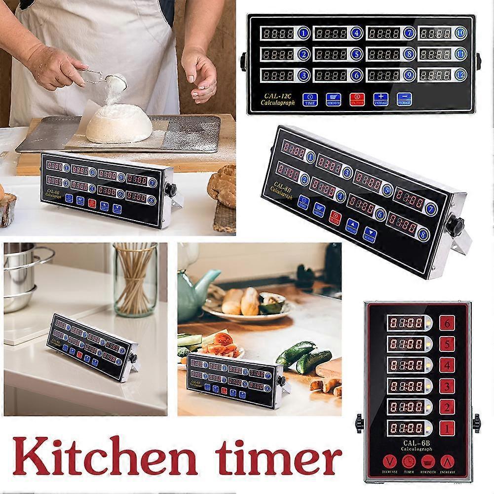 Commercial Timers For Cooking Timer,Digital Restaurant Timers Professional Reminder Alarm Frye For Food Cooking Loud