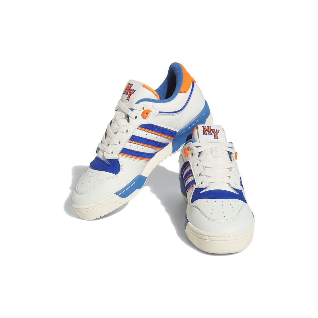 adidas Rivalry Low 86 NYC - White Unisex Sneakers White-Tint Royal-Blue Orange ID4781
