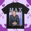 Bootleg Max Branning 90er Vintage Grafik-T-Shirt EastEnders Britische Seifenoper Charakter-Collage Kunst Lässiges Kurzarm-TV-Geschenk