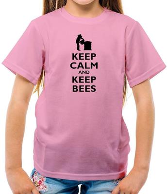 Bleib ruhig und halt Bienen - T-Shirt - Wächter Bienenhaltung Imker Honig