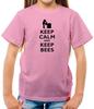 Keep Calm And Keep Bees - Kids Boys Girls T-Shirt Tees Top Bee Watchman Keeping Beekeeper Honey