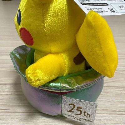 Pokemon Pikachu Plush Mascot Key Chain USJ 25th Anniversary Brand Unused