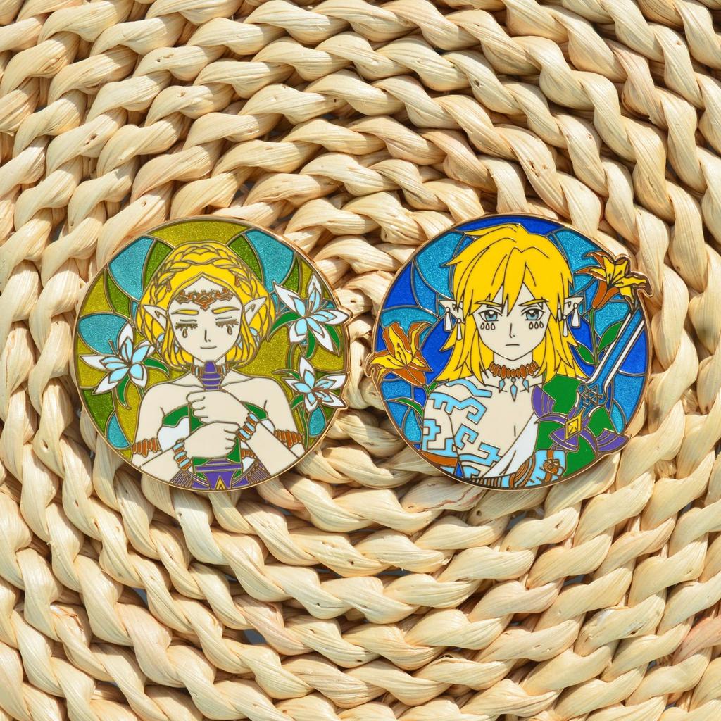 The Legend of Zelda Enamel Pins Anime Zelda Manga Brooches for Women Men Lapel Pins Badges on Backpack Clothes Accessories Gifts