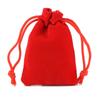 10 Pcs/Lot Velvet Package Bags for Jewelry 8x10/12x15/15x20/20x25cm Wedding Candy Christmas Gift Pouches with Drawstring