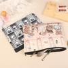 Cute Little Bear Cosmetic Bag Cartoon Canvas Makeup Bag Large Capacity Travel Toiletry Bag Clutch Bag For Girl Gifts