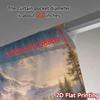 Set Of 2 Flat Printing Curtains Without Rod Mountain Serenity Creative Prints Home Modern Sheer Made Polyester