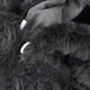Women Plus Size Short Faux Coat Warm Furry Jacket Long Sleeve Outerwear