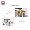 Zwilling Nova Plus 28cm Stainless Steel Steamer & Soup Pot Set