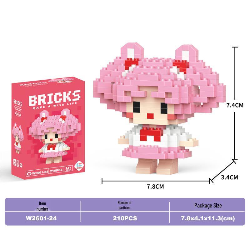 Santa Claus Micro Bricks Educational Toy - Compatible with LEGO, Building Blocks for Kids