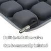 Air Bags Travel Cushion Lightweight Breathable 3D Air Cell Seat Cushion High Rebound Pressur Portable 3D Inflatable Seat Cushion