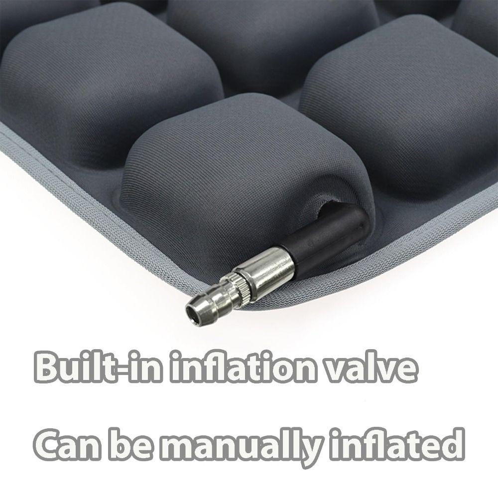 Air Bags Travel Cushion Lightweight Breathable 3D Air Cell Seat Cushion High Rebound Pressur Portable 3D Inflatable Seat Cushion