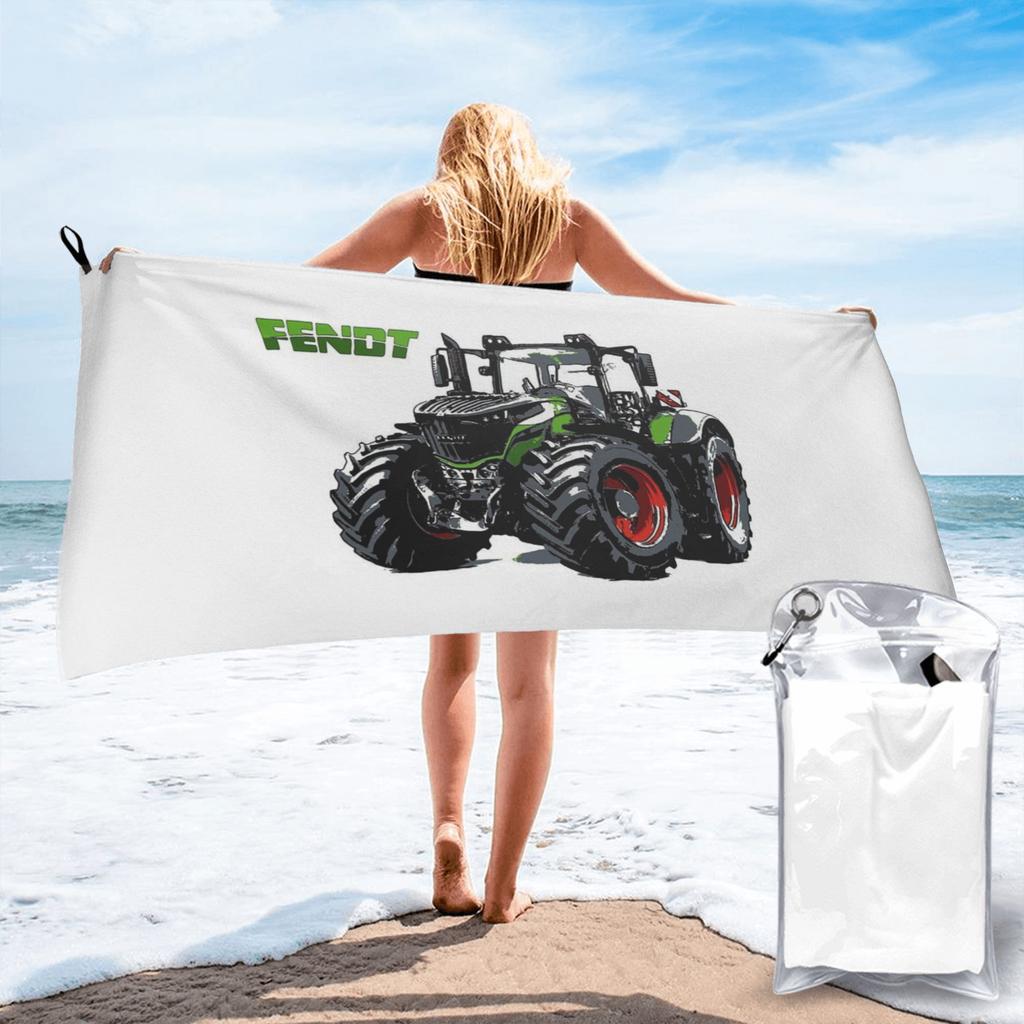Fendt Traktor Strandtuch Weiche Mikrofaser Schnelltrocknend Saugfähig Schnelle Handtücher Für Bad