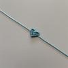 Hand Knitting Peach Heart-Shaped Lucky Red Rope Bracelet  Adjustable Women Bestie Charm Simple Men Couple Lovers  Gift