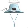 Kids Solar Fan Sun Protection Hat Breathable Cooling Rechargeable for Summer