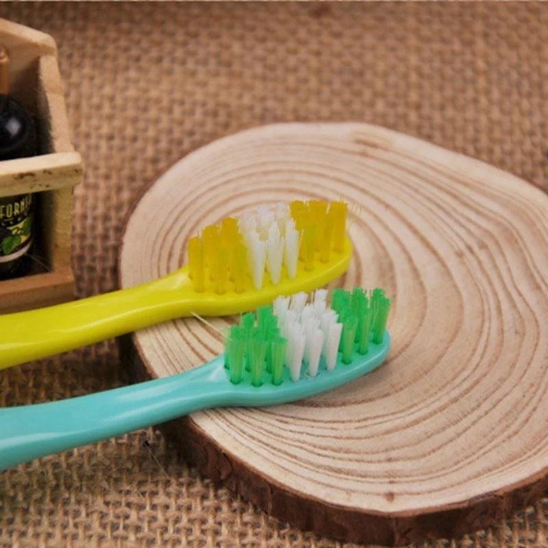 3 Stück Zahnbürste mit weichen Borsten Bambuskohle-Zahnbürste Einweg-Zahnbürste