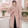 Women's 'Little Fragrance' Pure Wool Double-Breasted Coat