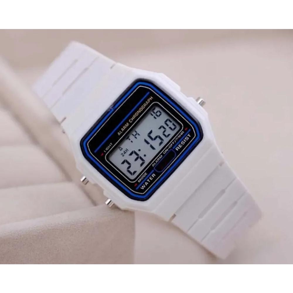 Sports LED Digital Watch Men's Simple Small Square Dial Electronic Watch Silicone Strap Fashion Casual Men's Watch Student Watch Montre Homme