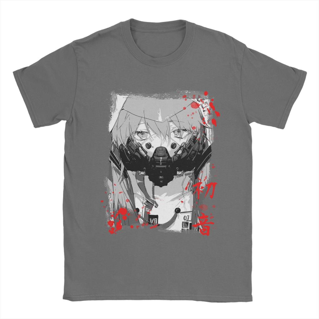 Vocaloid Hatsunes Mikus 08 T Shirts for Men Pure Cotton Funny TShirts O Neck  Tees Short Sleeve Clothes Plus Size