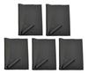 5X Black Microfiber Glasses Cloth