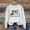 Women's 2D Print Round Neck Hoodie - European & American Style, Hot Selling in 2025