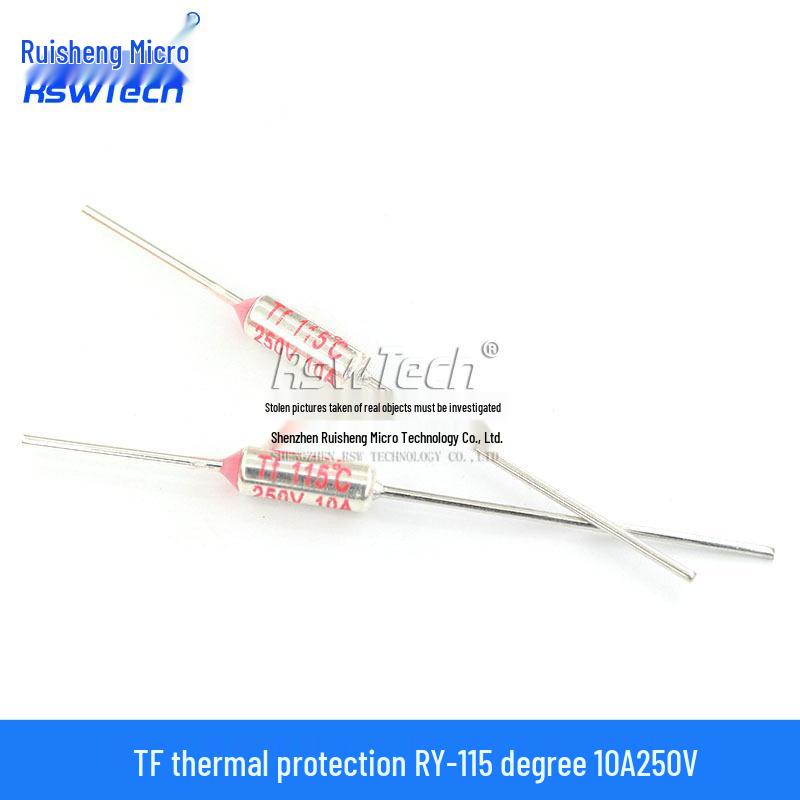 TF Thermal Protection RY-142 Temperature Fuse 172-192°C, 10A 250V for Rice Cookers