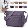 Commuter Shoulder Bag Women's Crossbody Bag Lightweight Water-Repellent Nylon Bag
