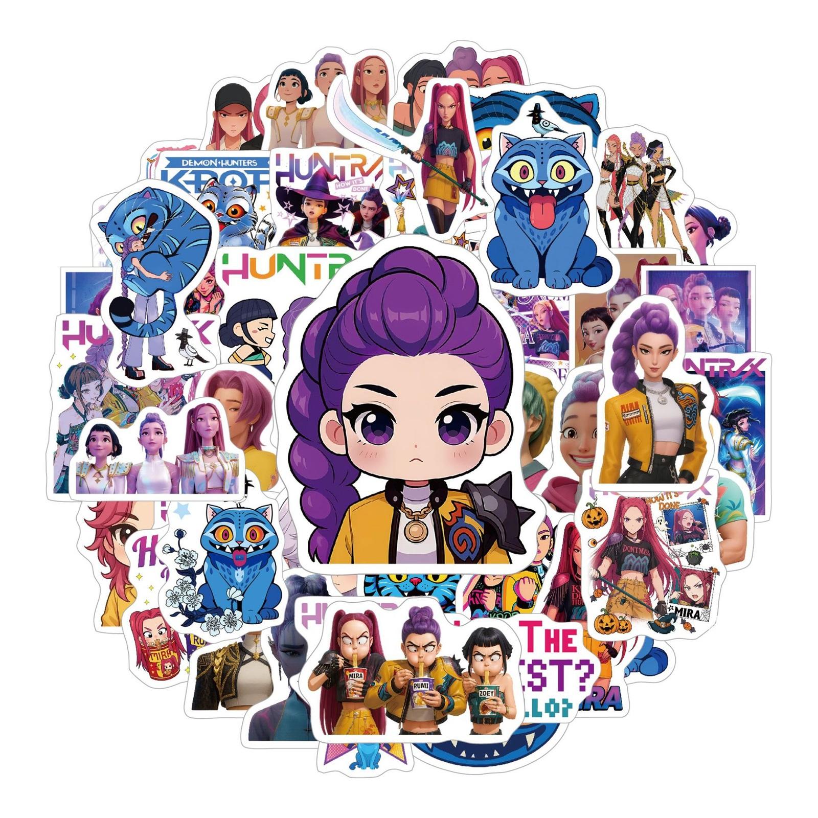 

100 Devil Stickers For Luggage, Phones, Water Bottles, And Children s DIY Doodle Stickers One Size