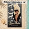 Beach TowelLady Gaga Custom Name Text Personalized Soft Towel for Beach Pool Indoor Home Decor Gift