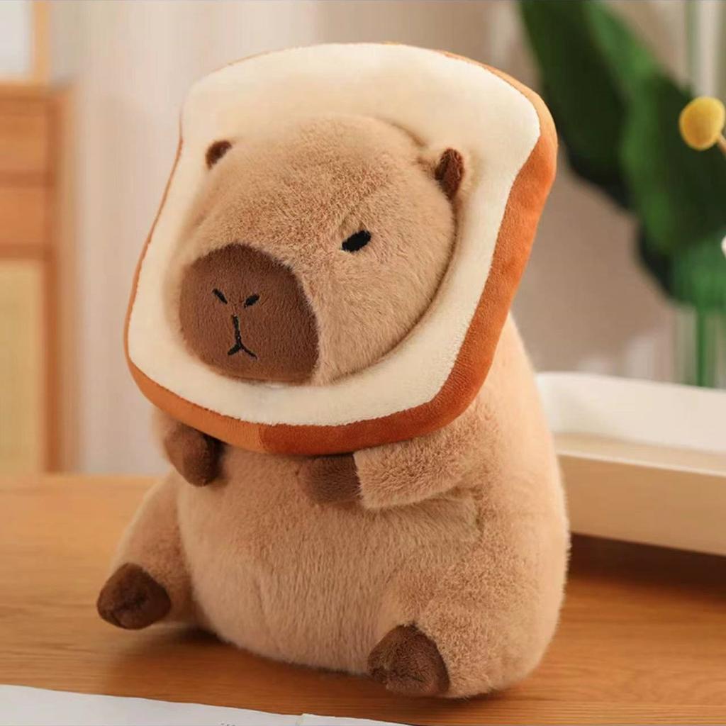 25cm Capybara Plush Simulation Capibara Anime Fluffty Toy Cute Doll Stuffed Animals Soft Doll Plush Children Christmas Gift