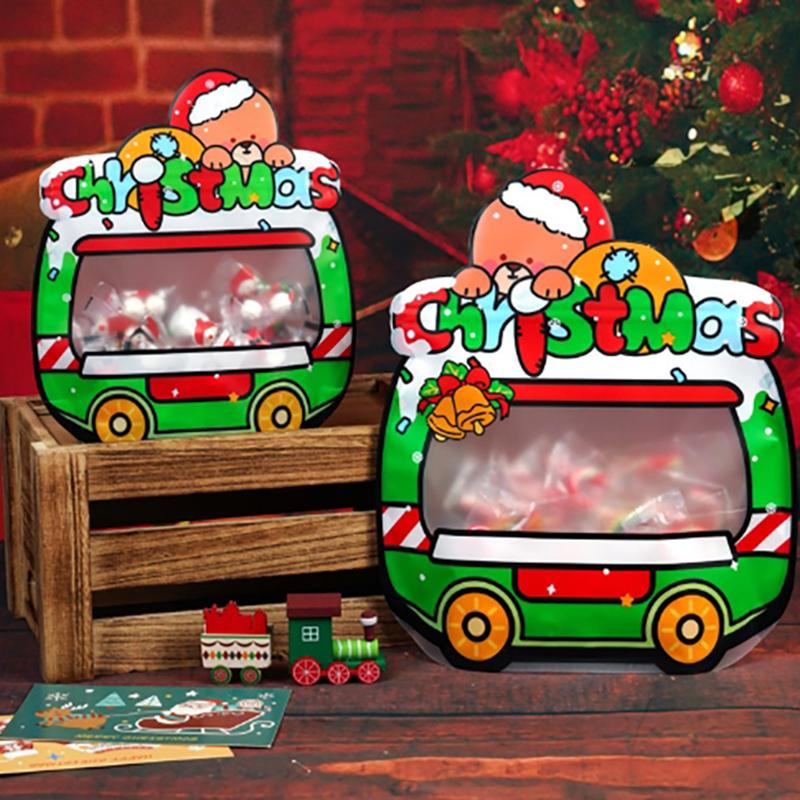 Christmas Gift Bags Santa Elk Snowflake Tote Bag Children'S Gift Bags Thickened Non-Woven Waterproof Bag Christmas Decoration