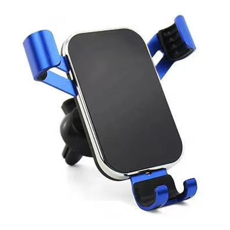 Car Mobile Phone Bracket Car Air Outlet Mobile Phone Navigation Metal Bracket Vehicle-Based Cell Phone Holder