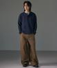 LXT Natural Washed Cotton Wide Straight Pants [Brown]