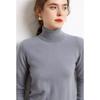 Women's High Neck Cashmere Sweater - Loose Fit, Pure Color, Thickened for Autumn/Winter