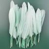 100Pcs Blue Goose Feathers 10-15cm Natural Dyed Feather for Wedding Decoration Party DIY Crafts Halloween Costume Supplies