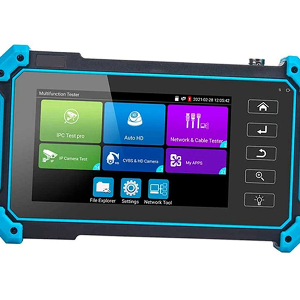 CCTV Monitor Camera Tester Portable 5 Inch Display Coaxial Analog Video Monitor Tester
