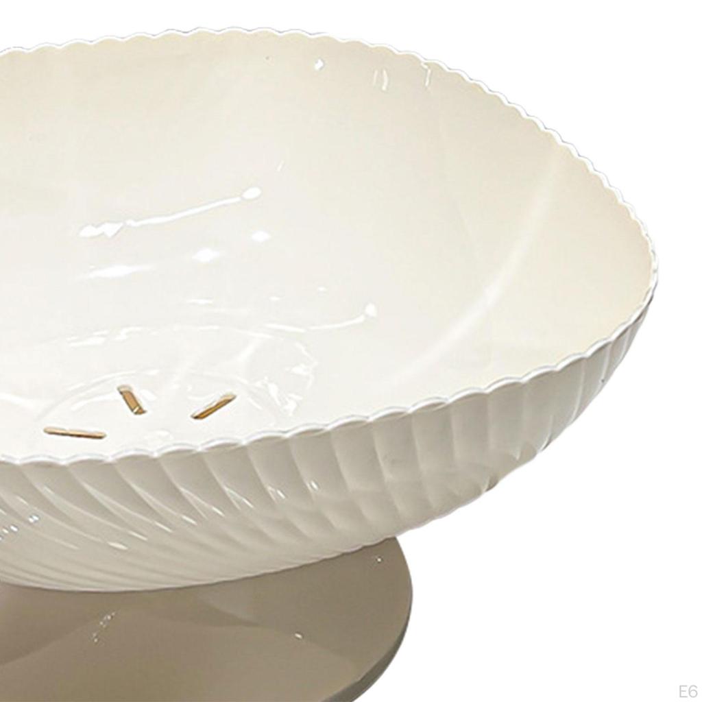 Draining Fruit Bowl Large Multi -purpose Special Panels Snack Candy Plate Container