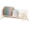 1PC Draining Rack Dishes And Bowls For Organized Kitchen 38*23*18cm Large Capacity Kitchen Dish Drainer Rack Countertop Utensil
