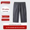 Men's Plus Size Ice Silk Straight-Leg Casual Shorts