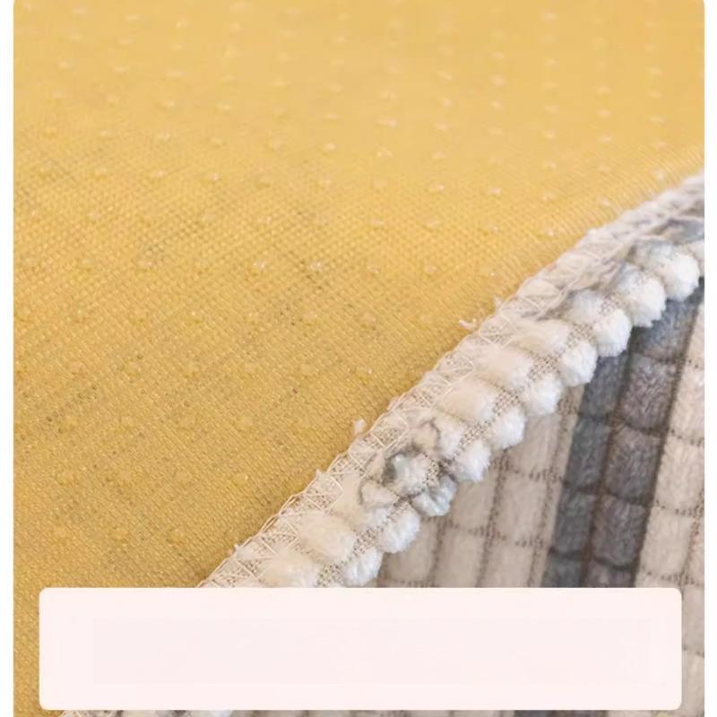 Soft Skin Friendly Breathable Living Room Decoration Sofa Cushion Four Seasons Universal Corn Grain Printed Couch Cushion Modern Simple Non-Slip Mats