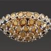 Living room lamp crystal ceiling lamp simple and generous home  bedroom lamp three-color dimming